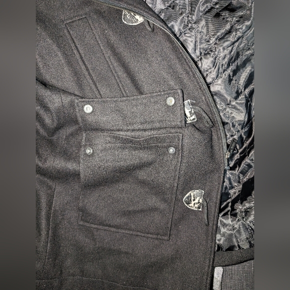 Guess Wool Jacket Large - Picture 4 of 7